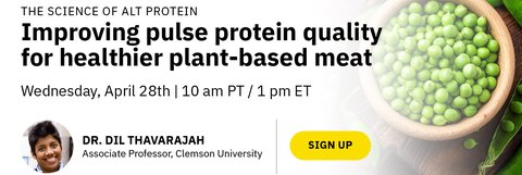 Improving pulse protein quality for healthier plant-based meat with Dr. Dil Thavarajah