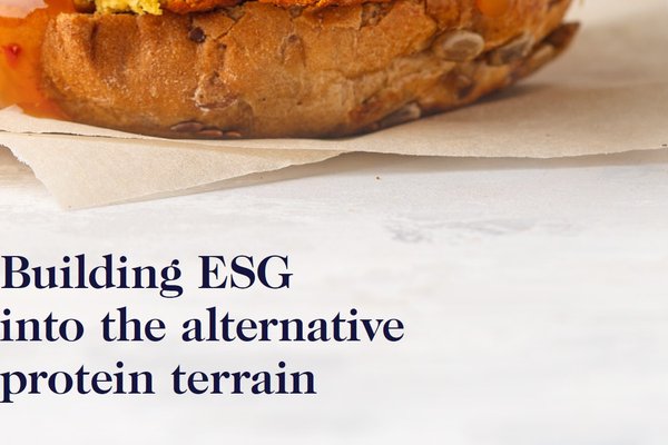 Building ESG into the alternative protein terrain