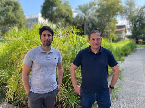 BioRaptor cofounders Yaron David (left) and Ori Zakin (right).