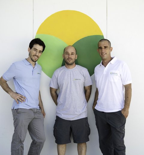 Brevel Founders, from left: Yonatan Golan CEO, Ido Golan CTO, Matan Golan, COO