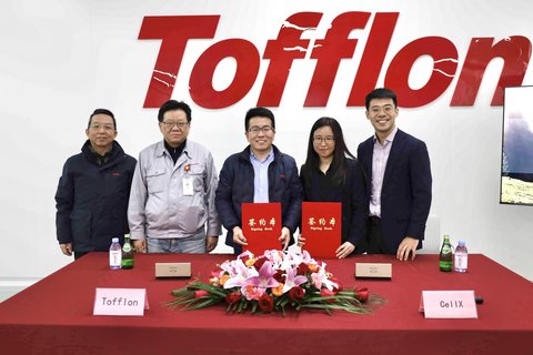 CellX &amp; Tofflon announce strategic partnership