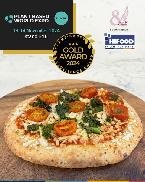 HIFOOD and Crust & Crumb Bakery Win “Plant-Based Excellence Awards” with Protein-Enriched Pizzas