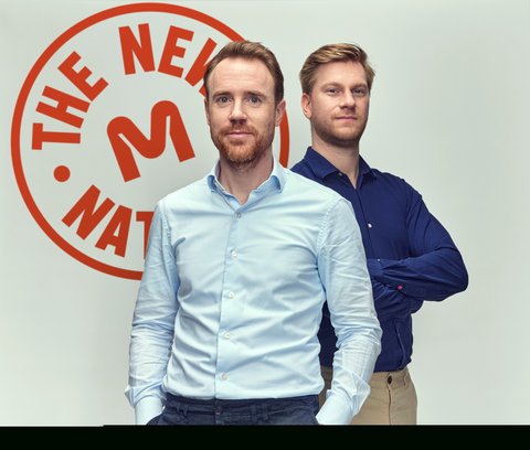 Meatable co-founders Krijn De Nood (left) and Daan Luining