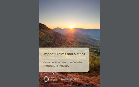 New report calls for cellular agriculture industry alignment on impact claims and metrics