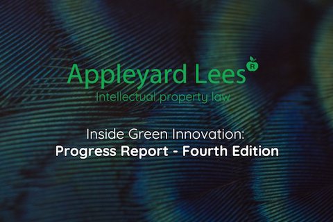 Appleyard Lees' Inside Green Innovation Progress Report - Fourth Edition