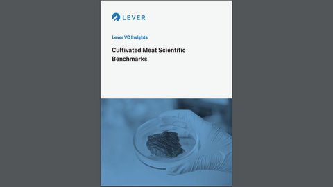 Sector specialist investment firm Lever VC shares internal playbook for benchmarking scientific progress of cultivated meat startups